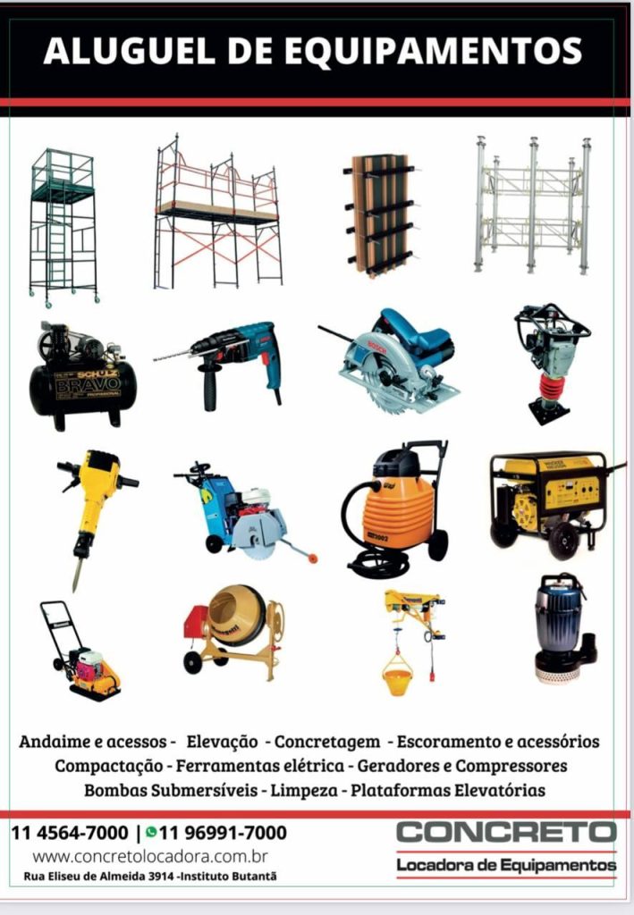 Aluguel de Máquinas para Construção