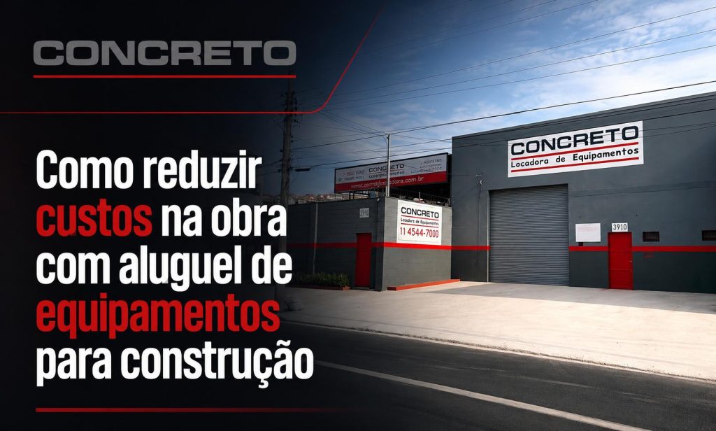 aluguel de máquinas para construção